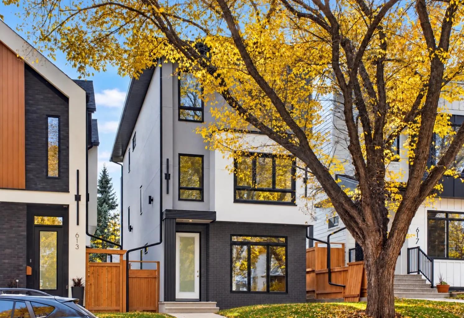 Modern suburban home in Evanston