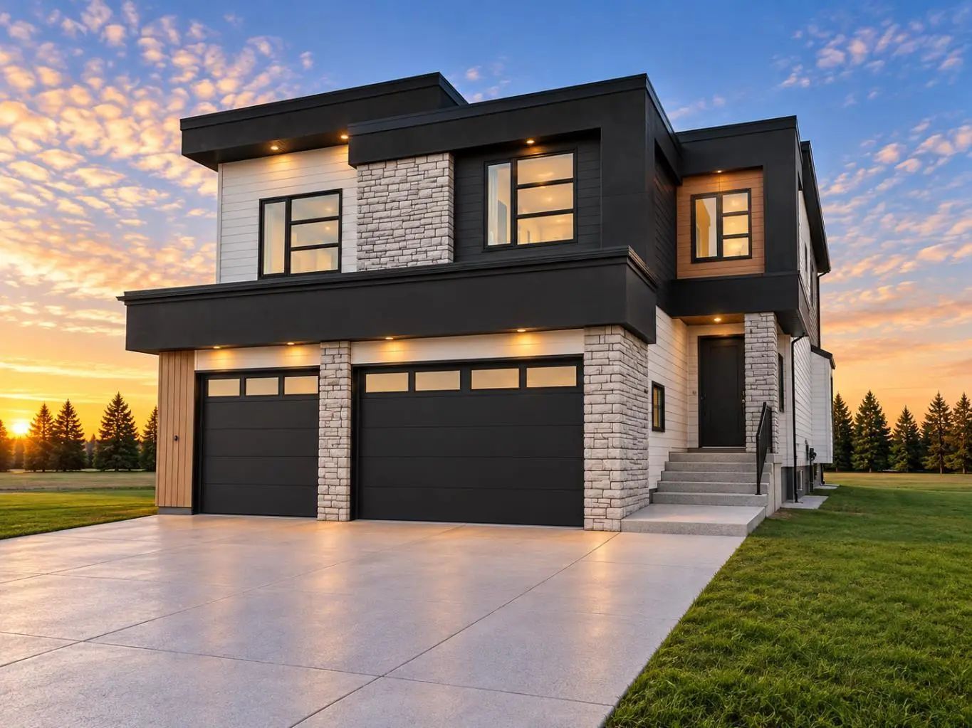 Modern suburban home in Evanston