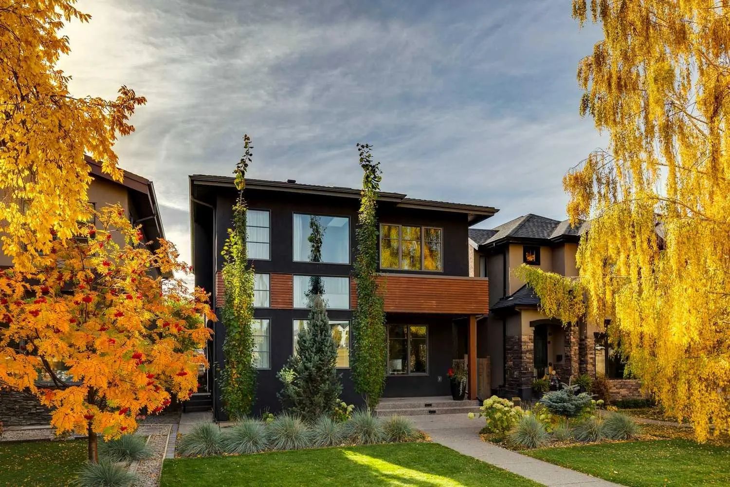 Modern suburban home in Evanston