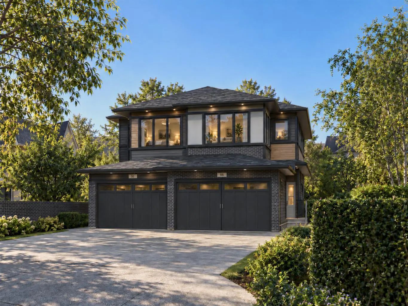 Modern suburban home in Evanston