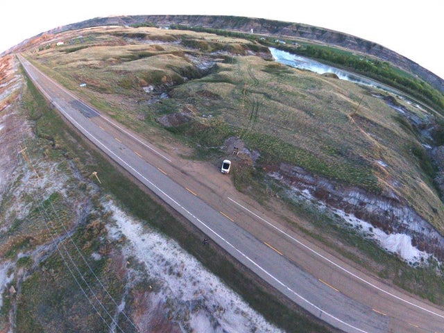 Highway 838 North Dinosaur Trail, Rural Starland County