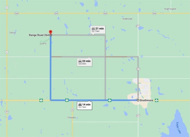 W4r26t25s16;4 Range Road 264, Rural Wheatland County