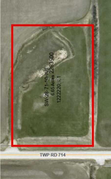 Sw-28-71-10-6, 6.65 Acre Parcel - Lot 1 Off, Rural Grande Prairie No. 1, County of