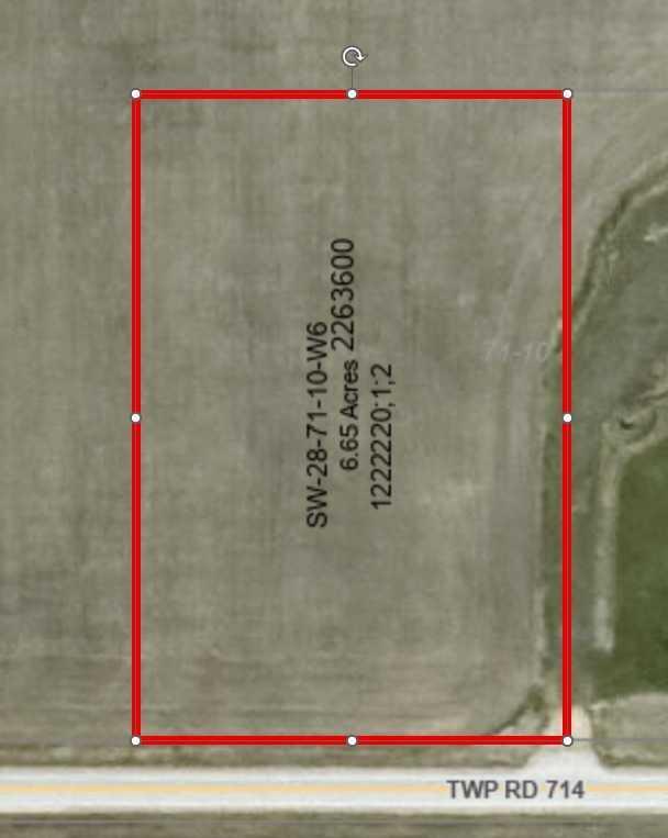 Sw-28-71-10-w6, 6.65 Acre Parcel - Lot 2 Off, Rural Grande Prairie No. 1, County of