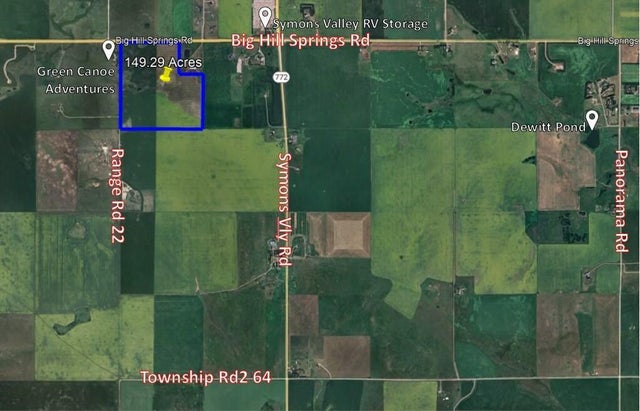 Big Hills Spring Road Rge 22, Rural Rocky View County