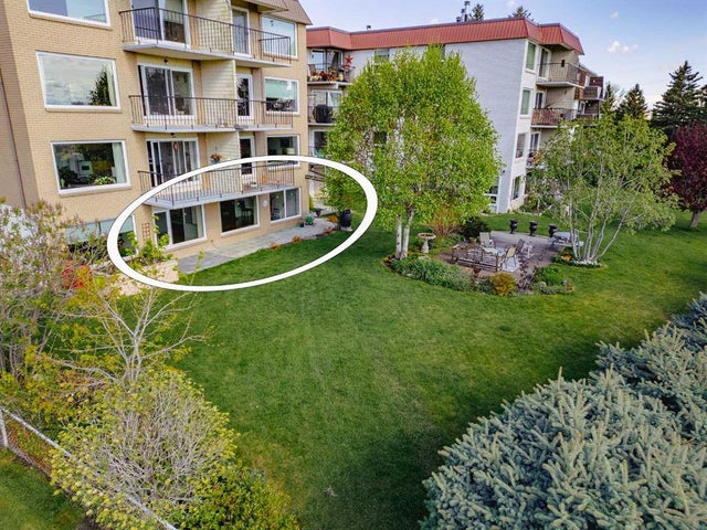 Photo for MLS®# A2246717 - home for sale at 100, 524 Cedar Crescent Southwest, Spruce Cliff, Calgary Alberta