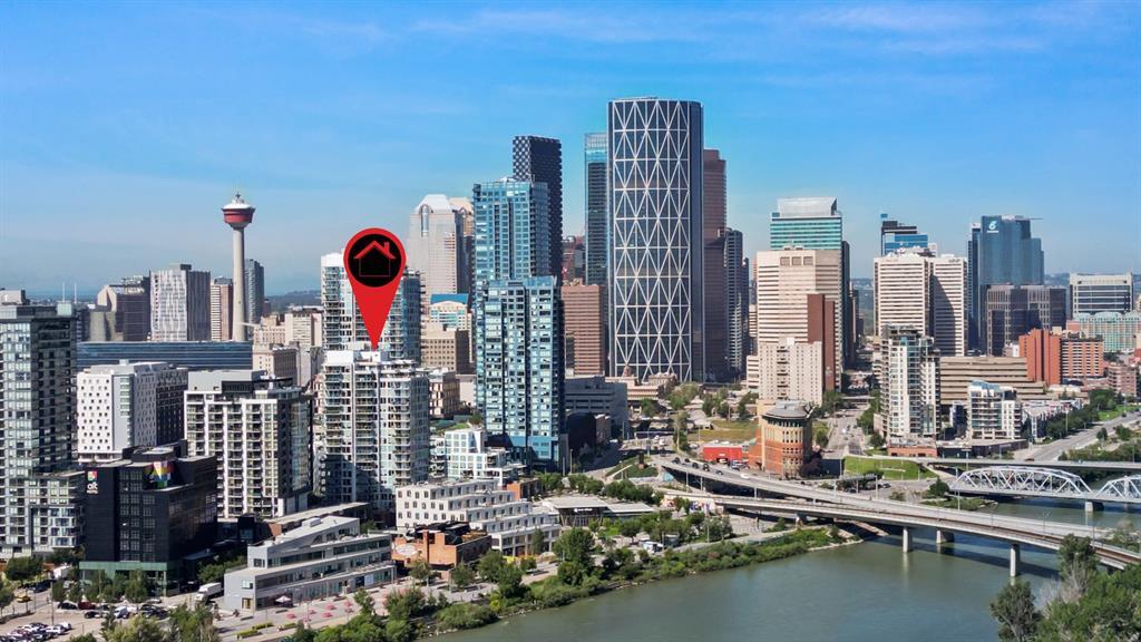 1102, 519 Riverfront Avenue Southeast, Calgary – Residential Apartment Listing Photo 2