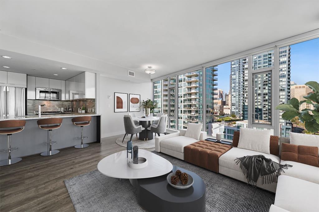 1102, 519 Riverfront Avenue Southeast, Calgary – Residential Apartment Listing Photo 4