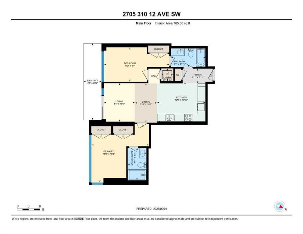2705, 310 12 Avenue Southwest, Calgary – Residential Apartment Listing Photo 25