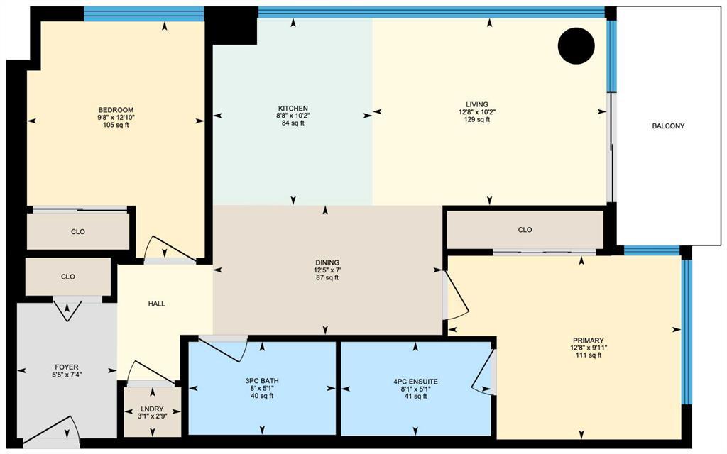 1902, 1188 3 Street Southeast, Calgary – Residential Apartment Listing Photo 17