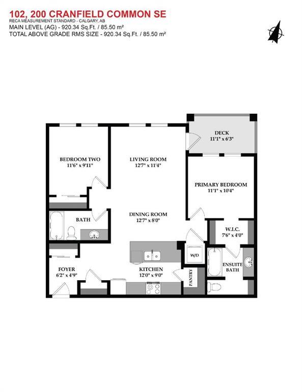 102, 200 Cranfield Common Southeast, Calgary – Residential Apartment Listing Photo 6