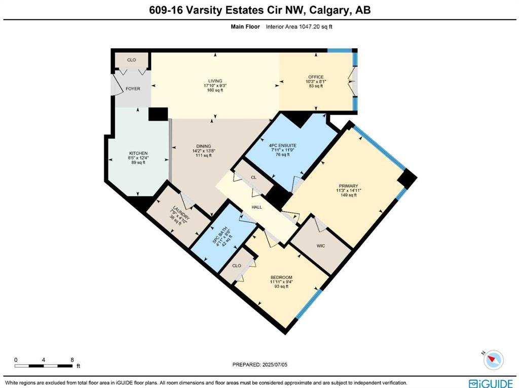 609, 16 Varsity Estates Circle Northwest, Calgary – Residential Apartment Listing Photo 31