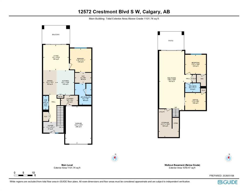12572 Crestmont Boulevard Southwest, Calgary – Residential Row/Townhouse Listing Photo 34