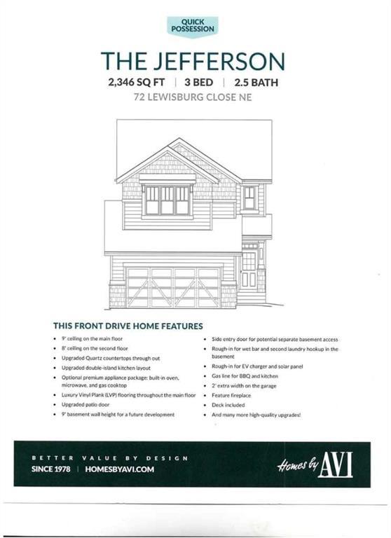 72 Lewisburg Close Ne Calgary Alberta T3P 2N4 Lewisburg Home For Sale