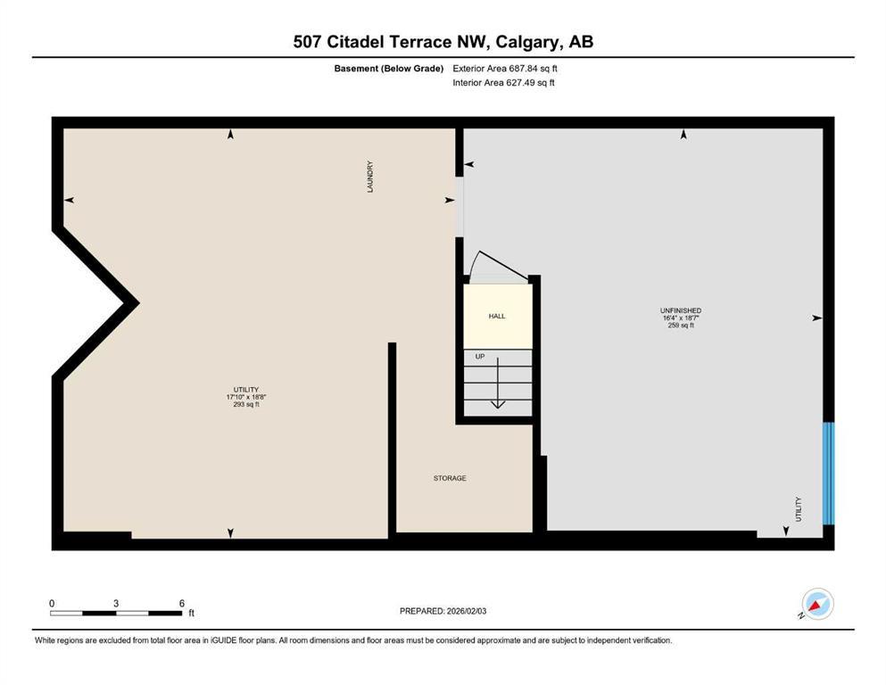 507 Citadel Terrace Northwest, Calgary – Residential Row/Townhouse Listing Photo 50