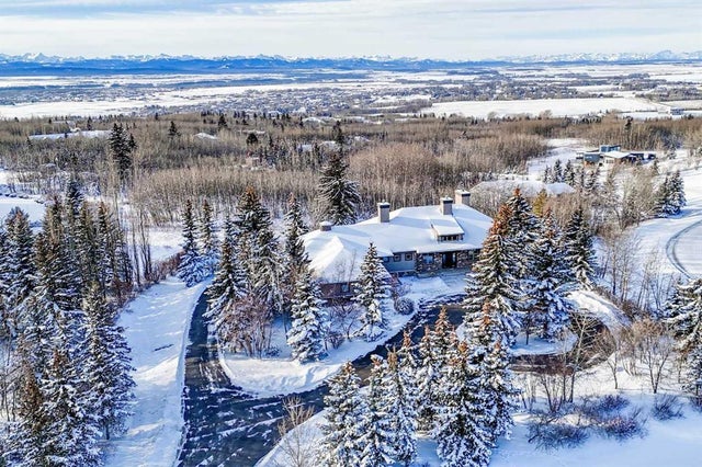 Home for Sale Located at 27 Pinnacle Ridge Drive Southwest, Rural Rocky View County, Alberta