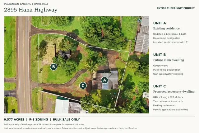 Listing Image for 2895 Hana Hwy A, B, C 2 of 23
