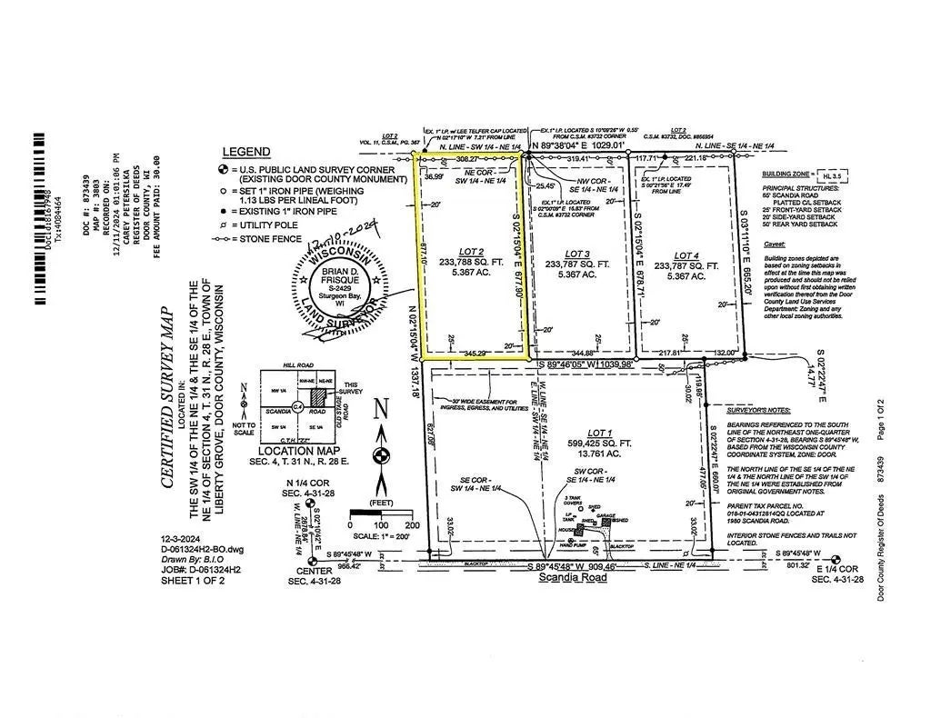 Scandia Road 2, SISTER BAY