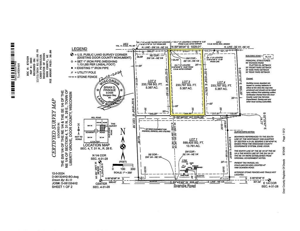 Scandia Road 3, SISTER BAY