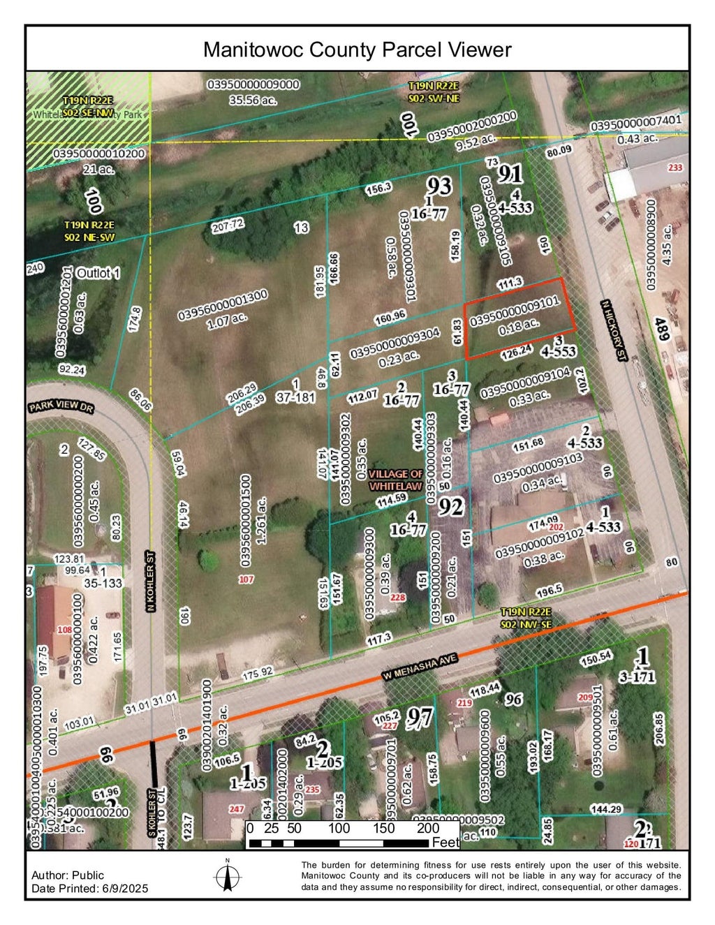 N Hickory Street 01, WHITELAW