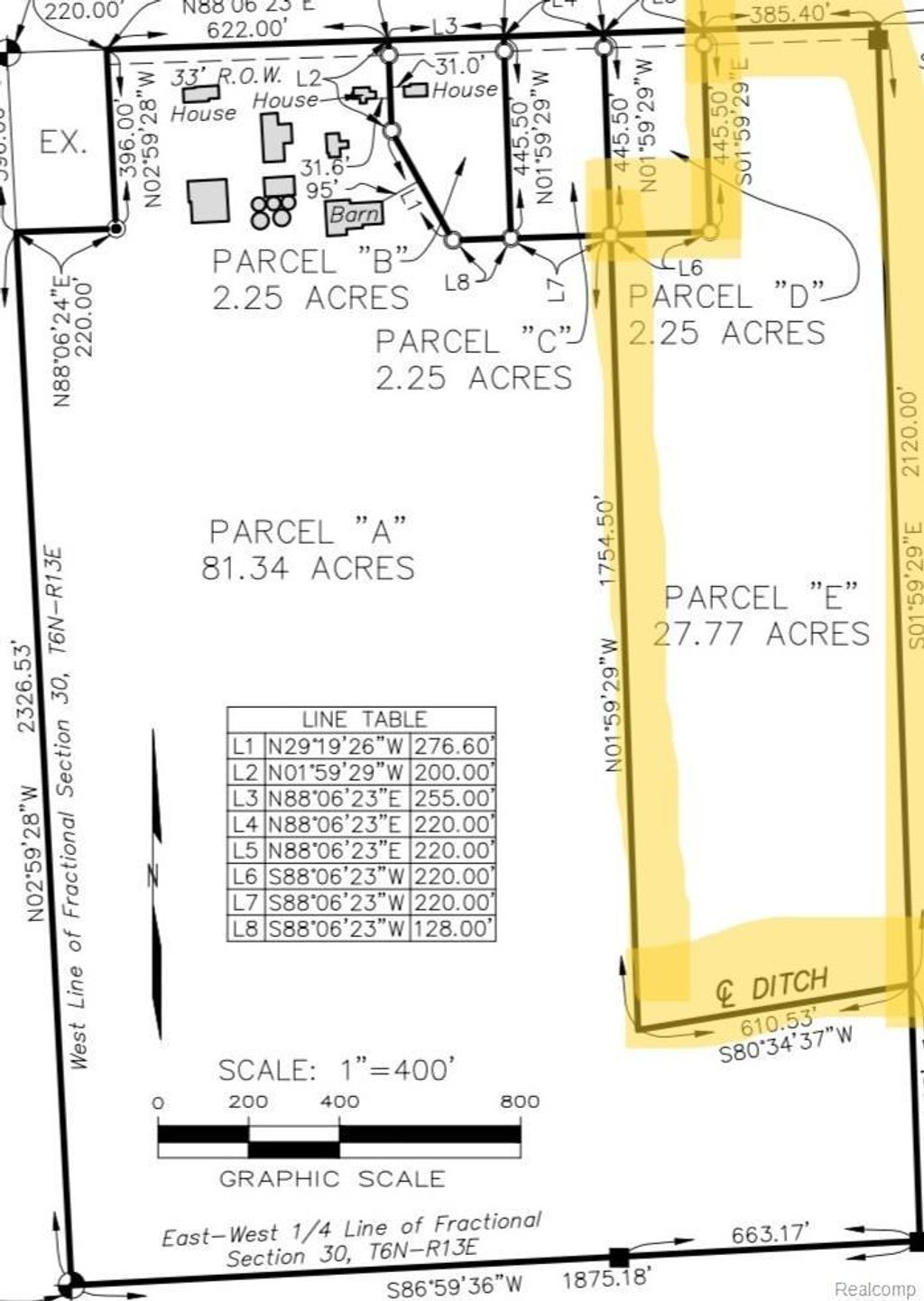 0 Parcel E Almont Rd, Berlin township