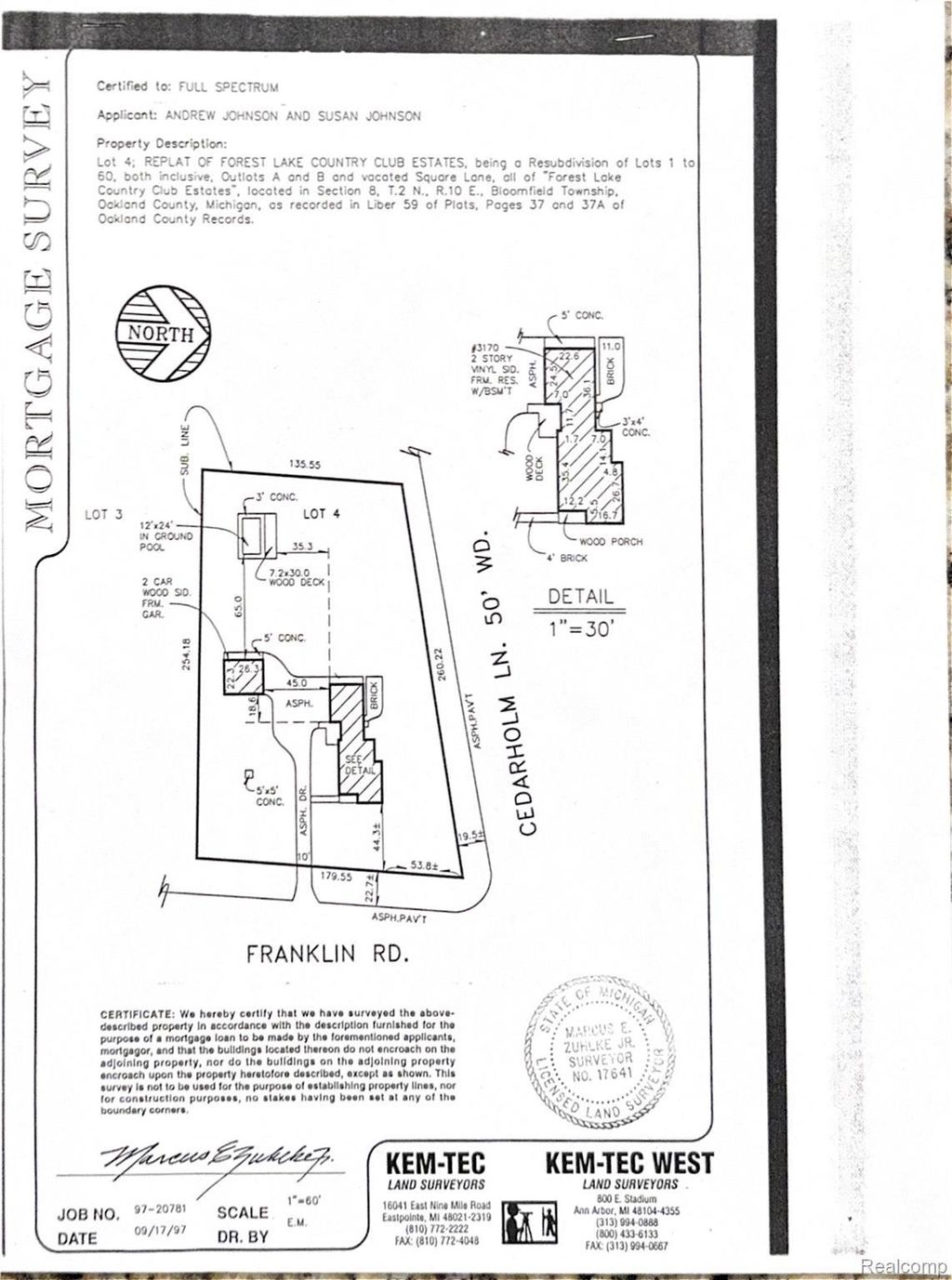 3170 Franklin Road, Bloomfield Hills city