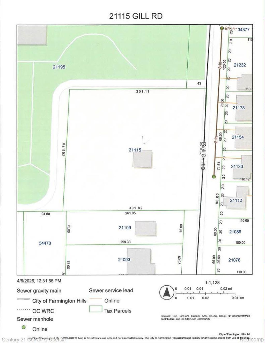 21115 Gill Road, Farmington Hills city