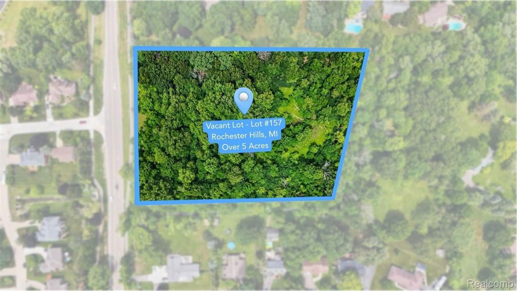 Vacant Lot- Judson Rd-judson Park Sub, Rochester Hills city