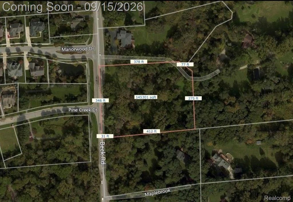 Beck Road, Northville