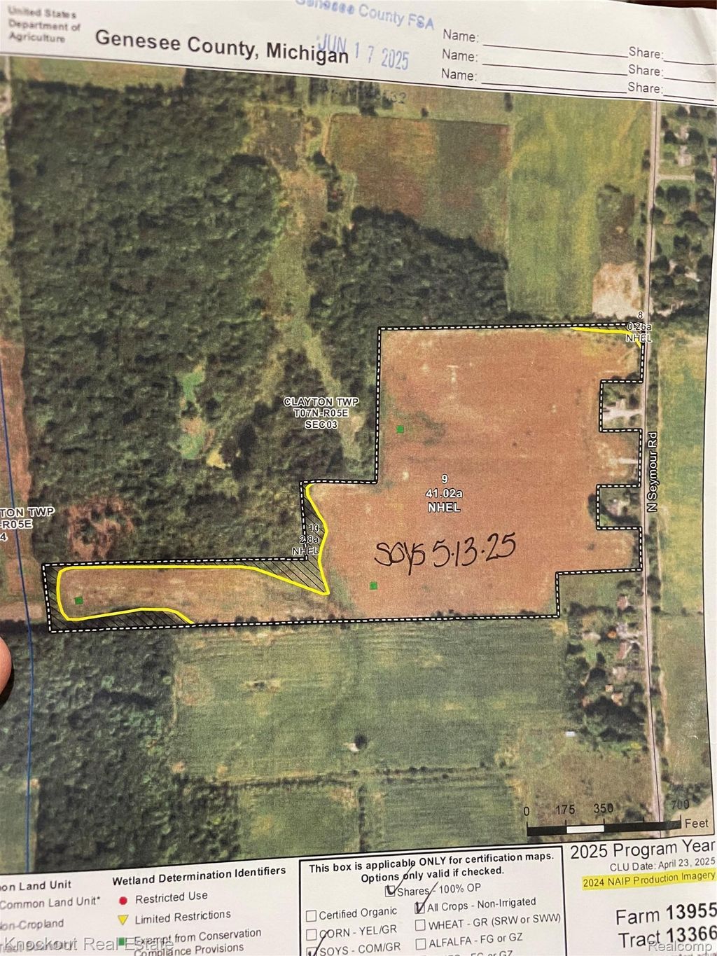 Vl N Seymour, Clayton charter township