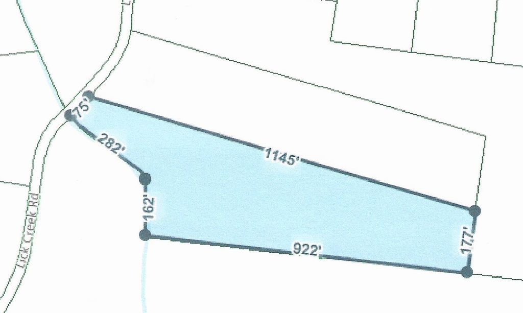 0 Lick Creek Rd, Hartsville