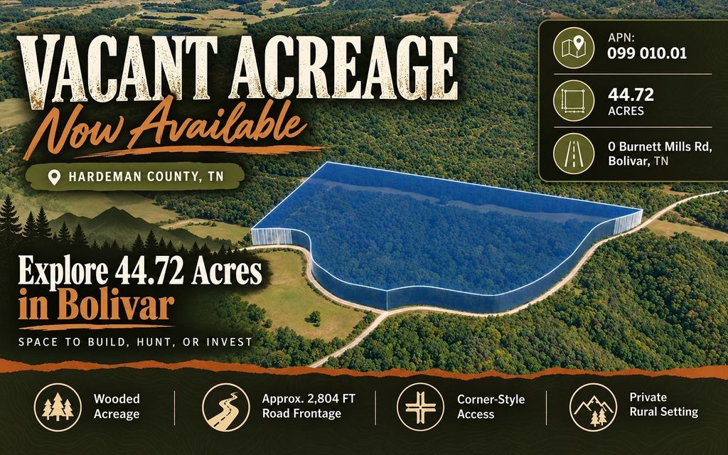 0 Burnett Mills Road, Bolivar