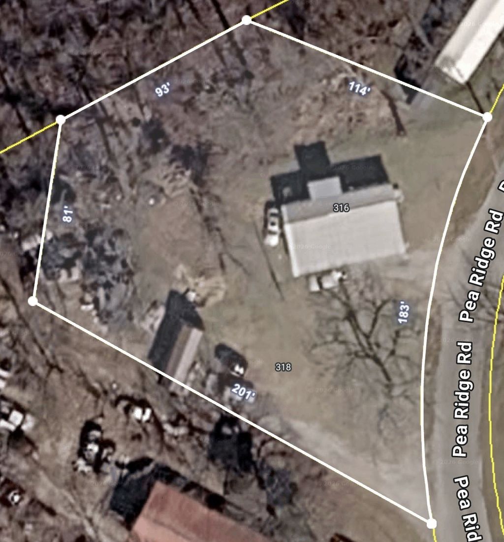 316 Pea Ridge Rd, Elmwood