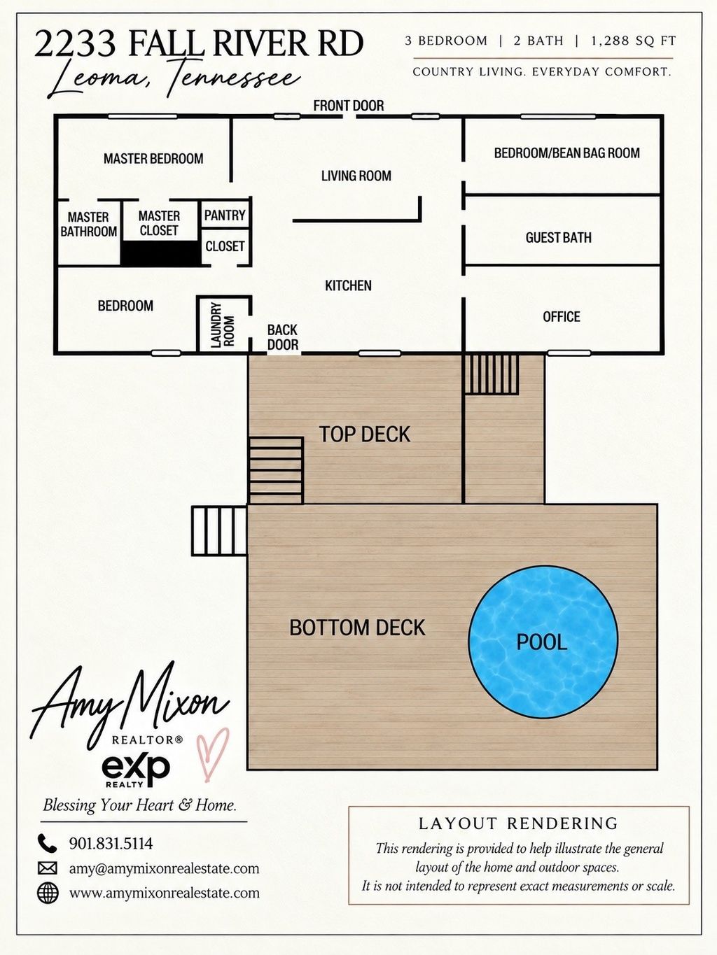 2233 Fall River Rd, Leoma