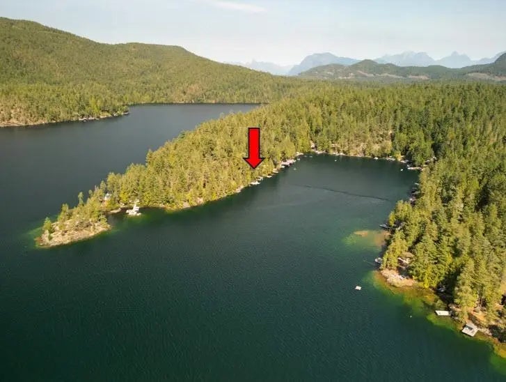 Lot 14 Sakinaw Lake, Pender Harbour
