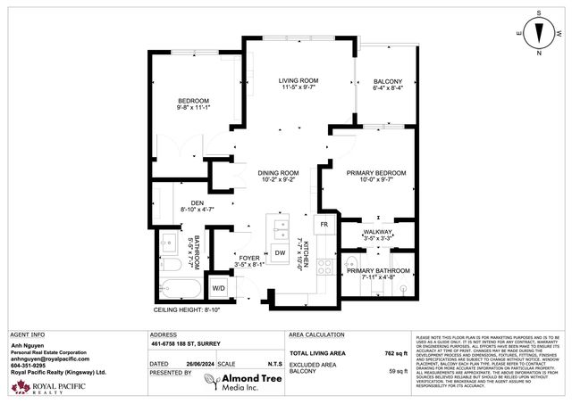 6758 188 Street 461, Surrey