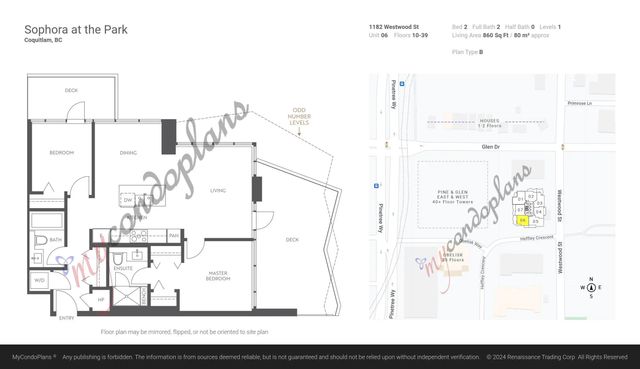 1182 Westwood Street 2206, Coquitlam
