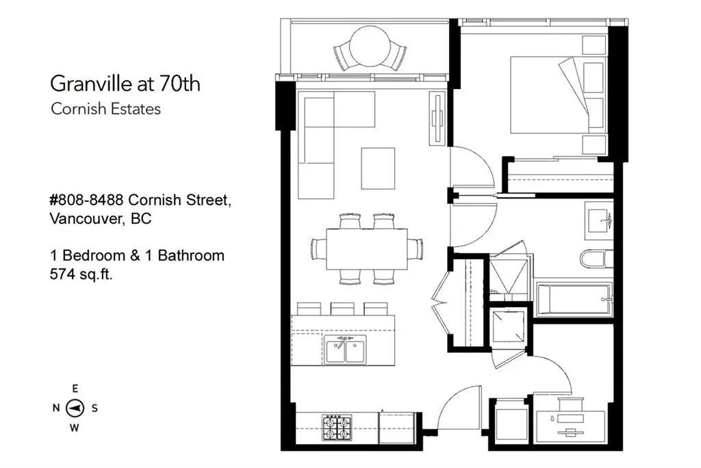 8488 Cornish Street 808, Vancouver