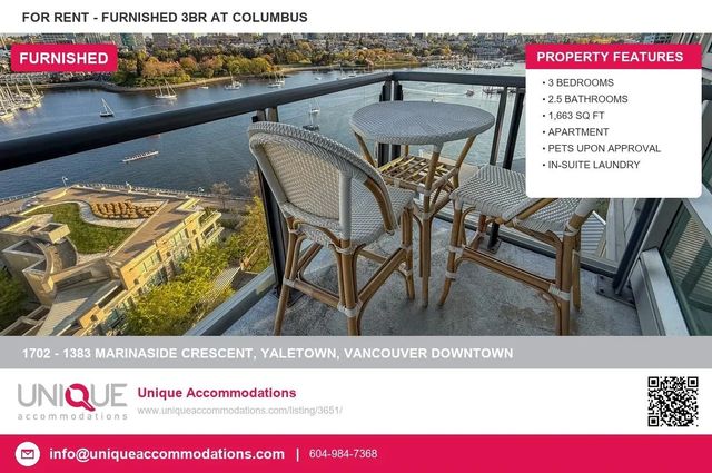 1383 Marinaside Crescent 1702, Vancouver