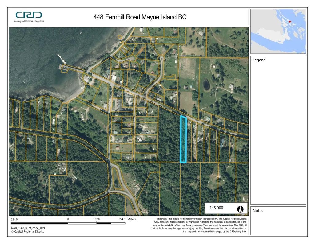 448 Fernhill Road, Mayne Island