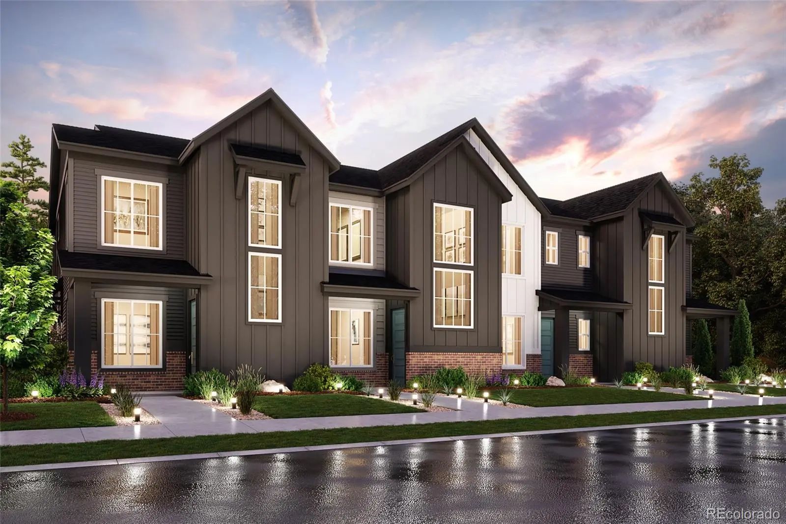 Residential Real Estate for Sale located in the neighborhood of The Townes at Skyline Ridge, in the city of Castle Pines, CO