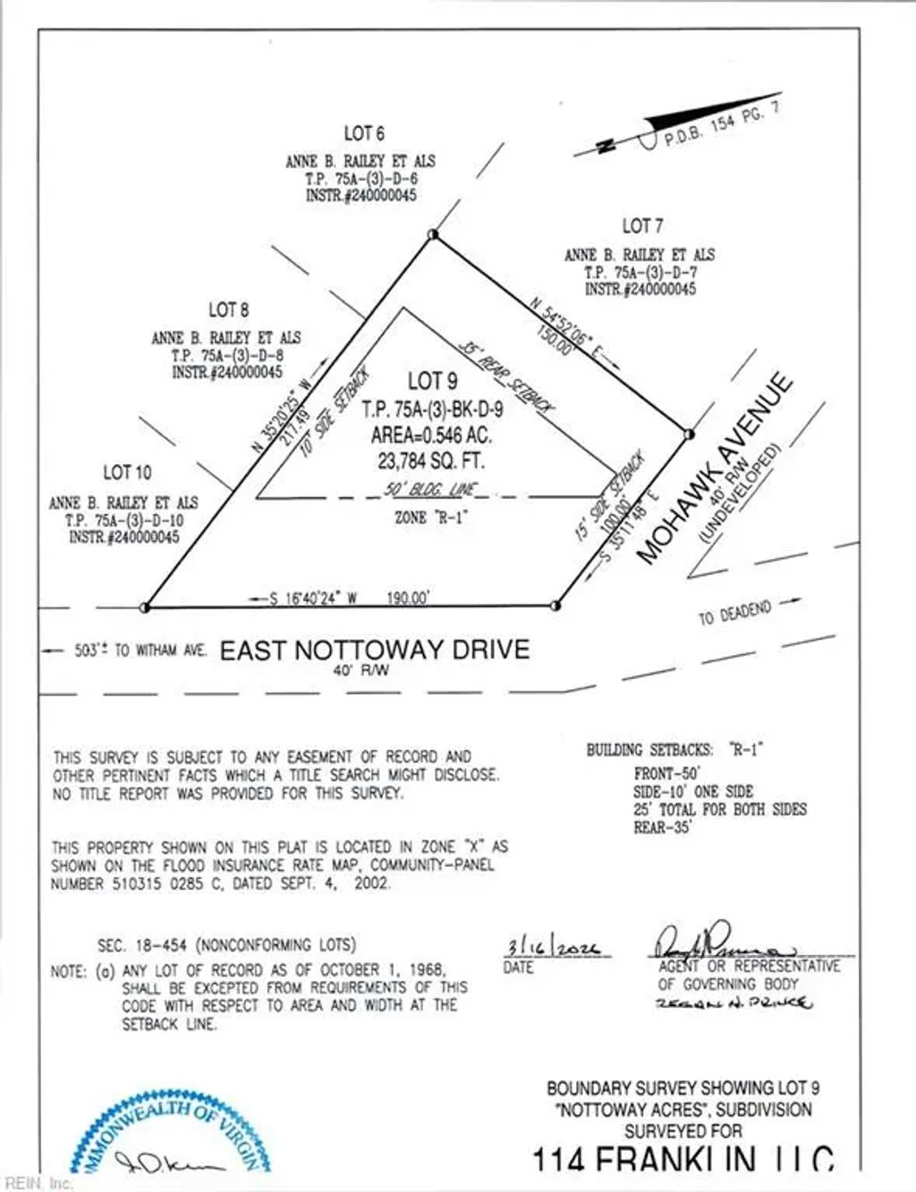 .55acs E Nottoway Dr, Southampton County