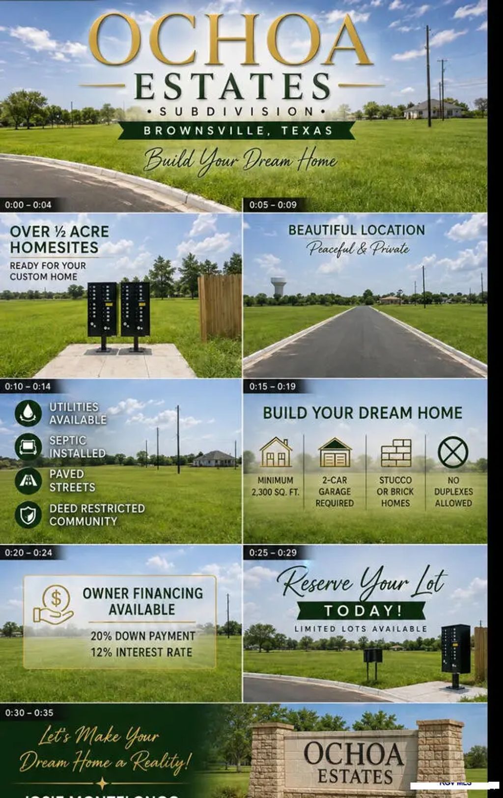 Ochoa St Lot #3 Block 1, BROWNSVILLE