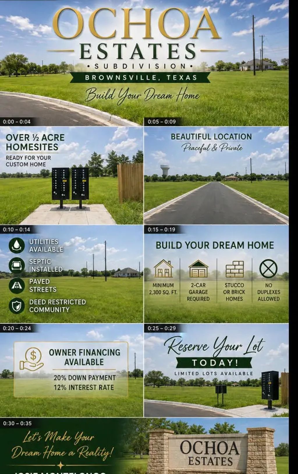 Ochoa St Lot #8, BROWNSVILLE