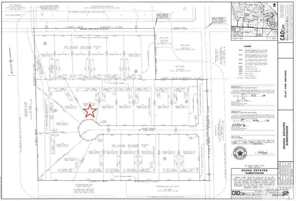 Ochoa St Lot #11, BROWNSVILLE