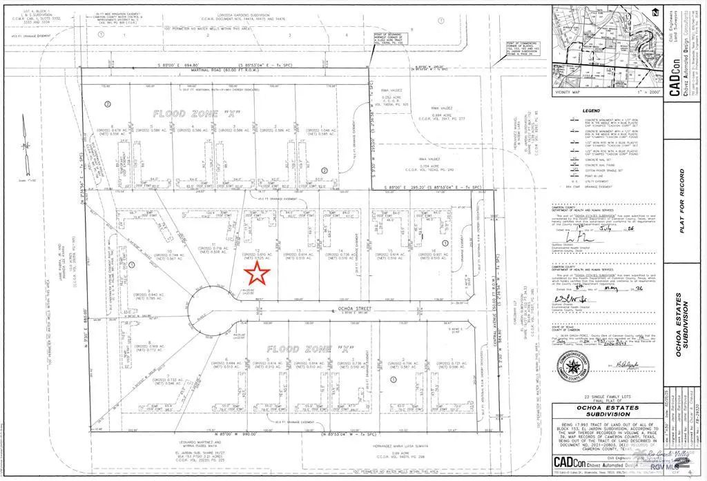 Ochoa St Lot #12, BROWNSVILLE