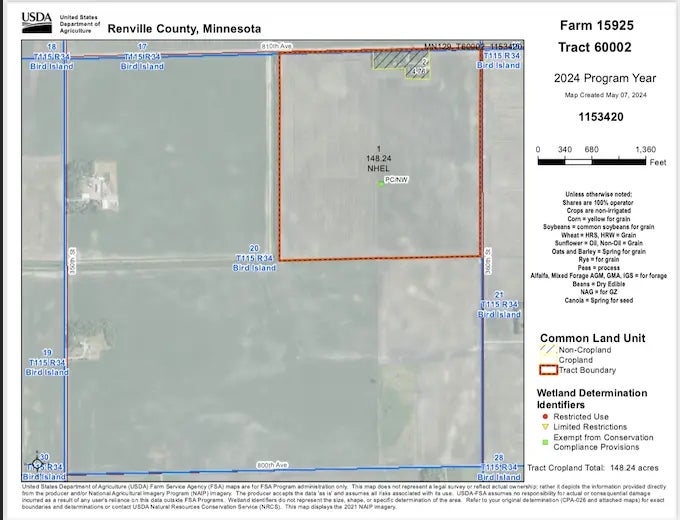 Xxxx 810th Avenue, Bird Island