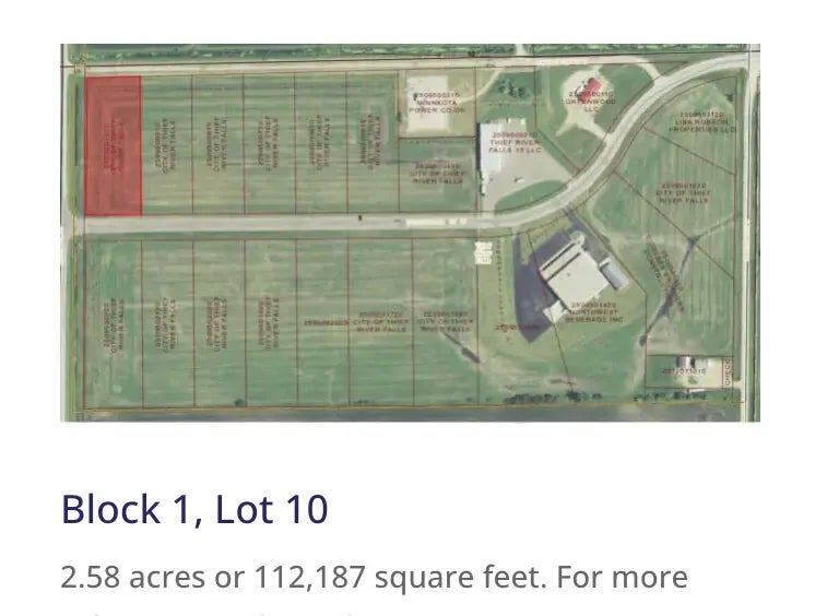 Lot 10, Block 1 Greenwood Street W, Thief River Falls