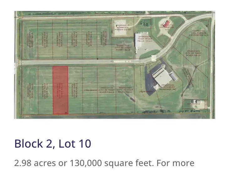 Lot 10, Block 2 Greenwood Street W, Thief River Falls
