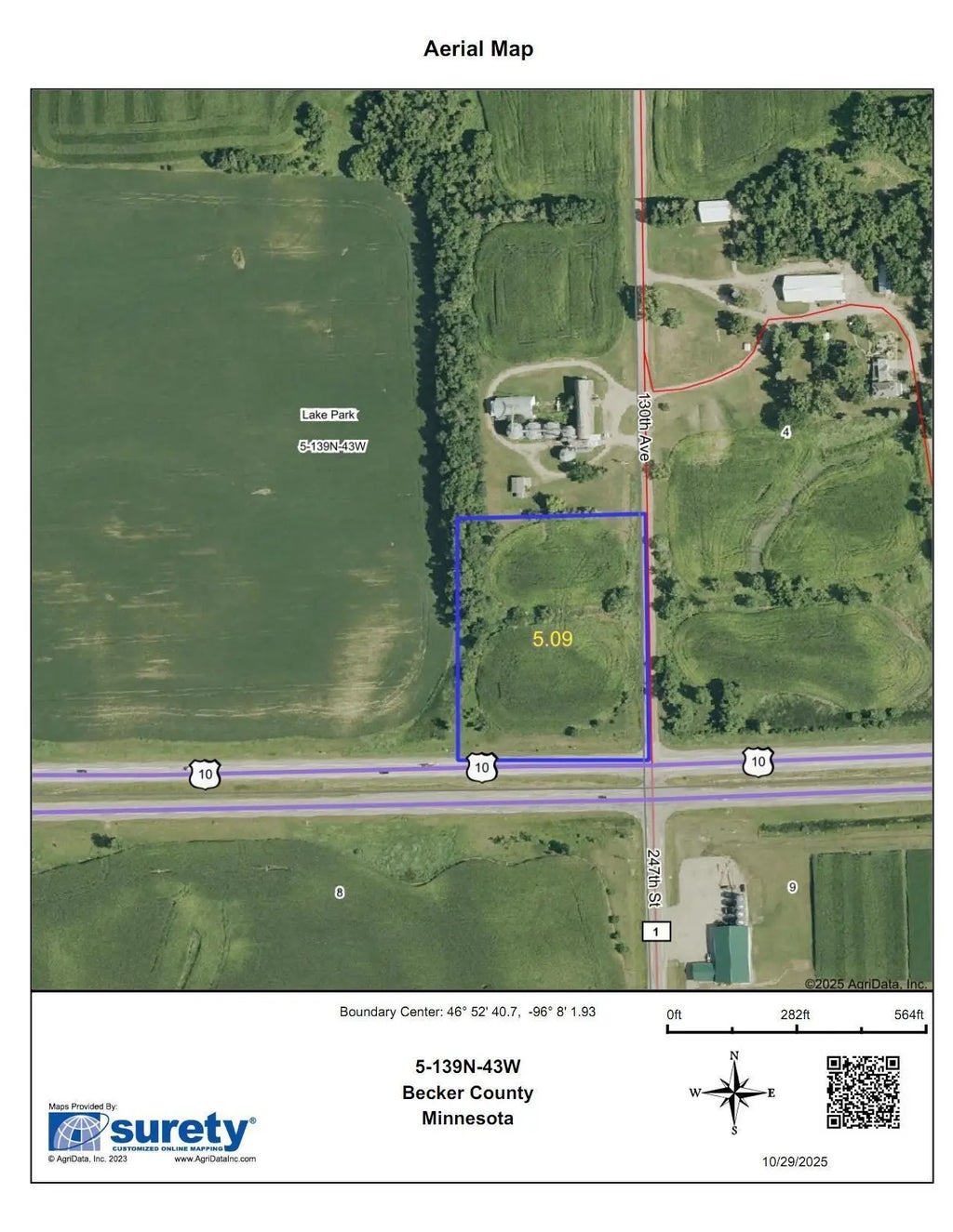 Hwy 10 130th Avenue, Lake Park